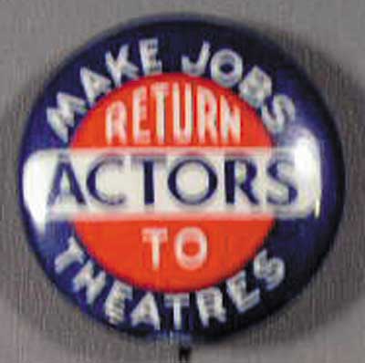 Make Jobs Return…Actors to Theatres