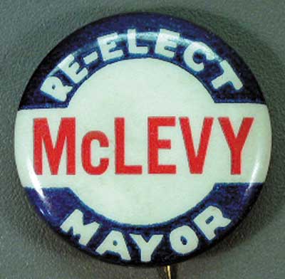 Re-elect McLevy Mayor