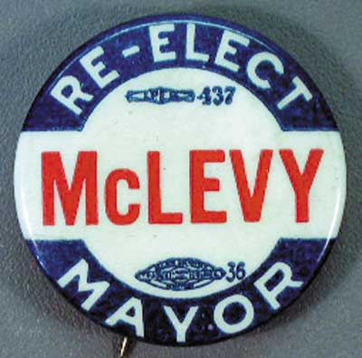 Re-elect McLevy Mayor