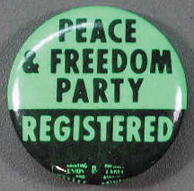 1.1 peace and freedom party registered (green)
