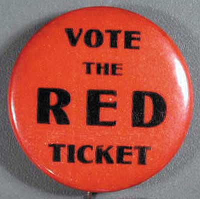 1.35 Vote red ticket red