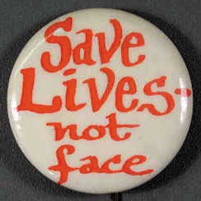 1.35 save lives not face