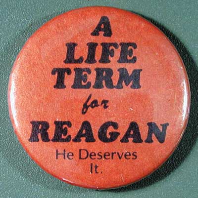 1.6 A life term for Reagan