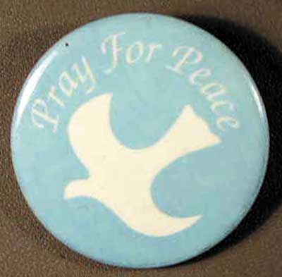 1.6 Pray for peace blue