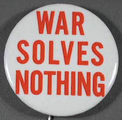 1.6 War solves nothing