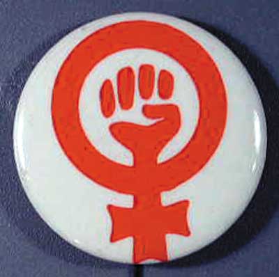 1.6 woman and a red fist