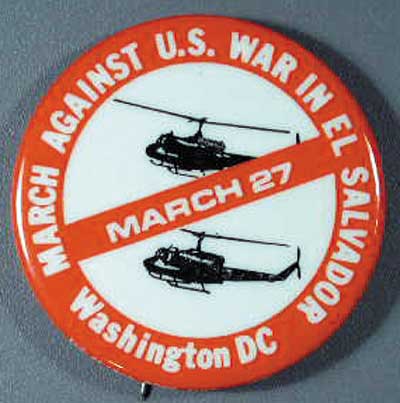 March Against U.S. War in El Salvador
