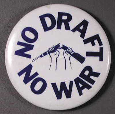 1.85 No draft no war 3