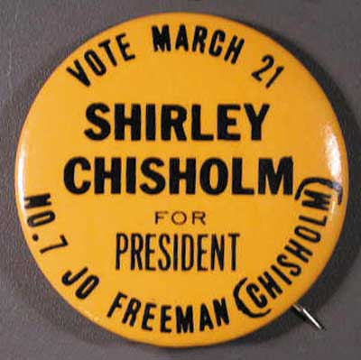 Vote March 21_Shirley Chisholm for President