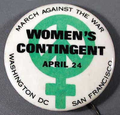 1.85 Women’s contingent ( green peace sign)