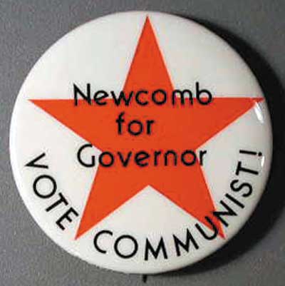1.85 Newcomb for governor vote Communist