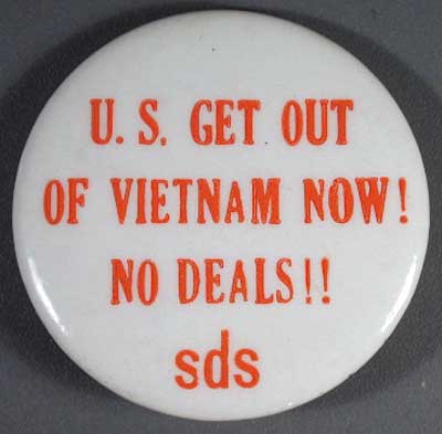 US out of Vietnam  SDS