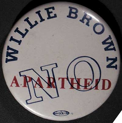 175 WILLIE BROWN NO APARTHE