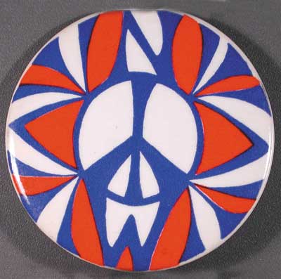 peace sign red white & blue (no text)