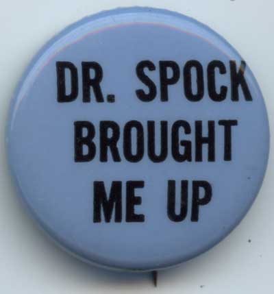 Dr Spock Brought Me Up blue