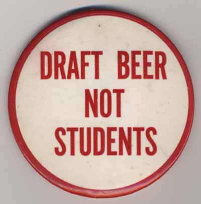 Draft Beer not Students