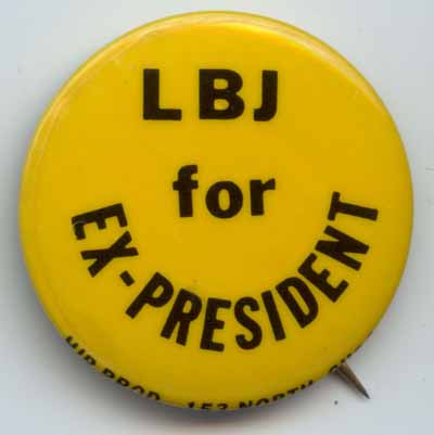 LBJ for Ex President yellow 2