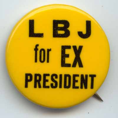 LBJ for Ex President yellow