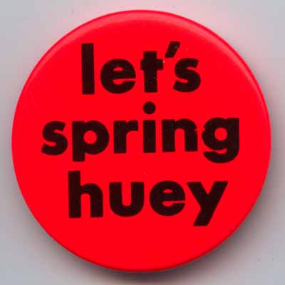 Let’s Spring Huey – black on bright orange