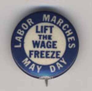Lift the Wage Freeze Labor Marches May Day