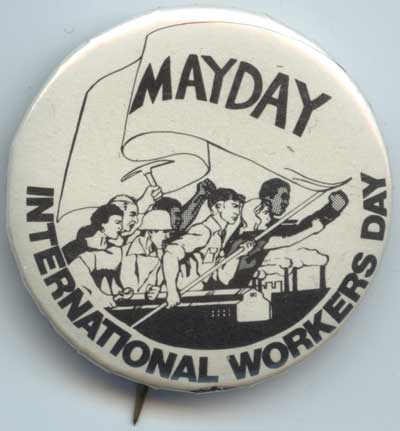 May Day International Workers Day – white