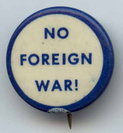 No Foreign War