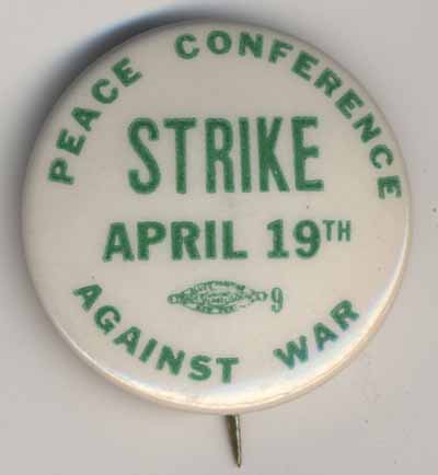Peace Conference Against War_Strike April 19th