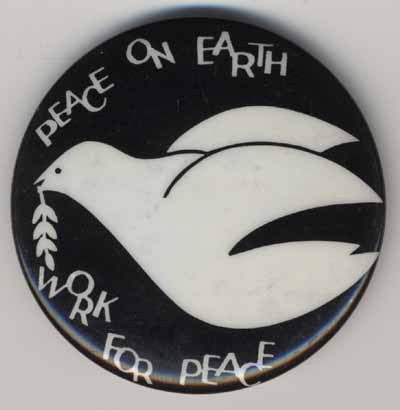 Peace on Earth Work for Peace (black)
