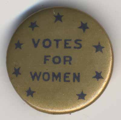 Votes for Women_gold with blue stars