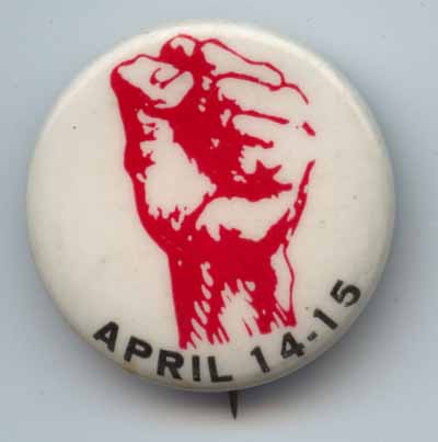 red fist April 14 15