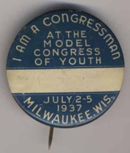 I Am a Congressman at the Model Congress of Youth