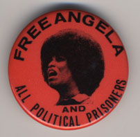 Free Angela and All Political Prisoners (red)