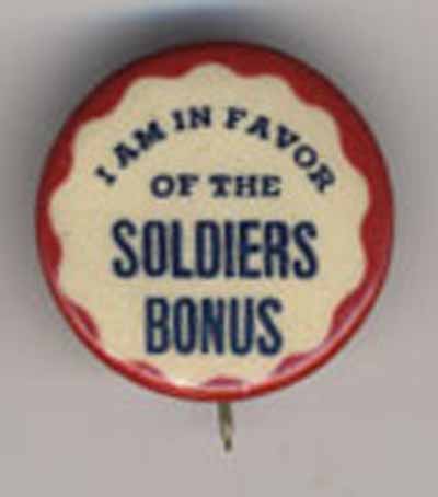 I Am in Favor of the Soldiers Bonus