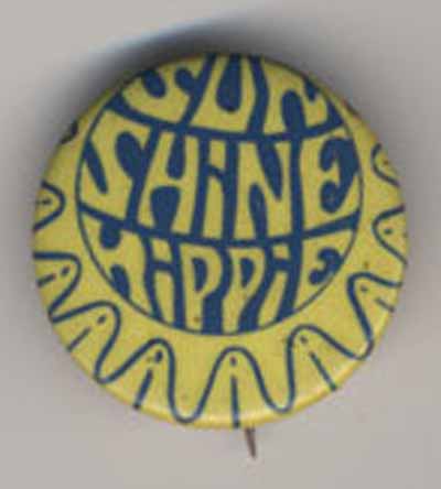 Sun Shine Hippie (yellow background)