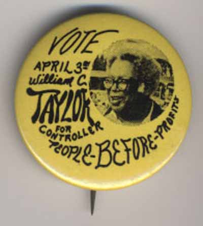Vote William C. Taylor for Controller
