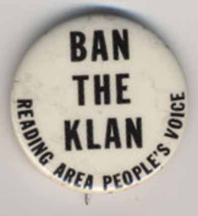 Ban the Klan…Reading Area People’s Voice