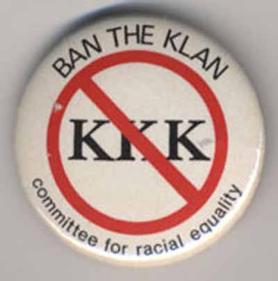 Ban the Klan…Committee for Racial Equality