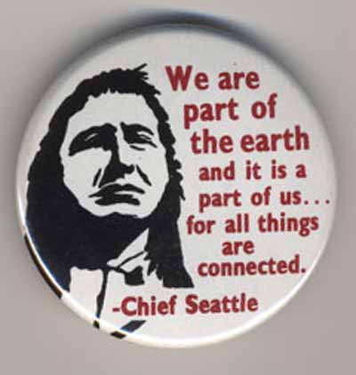 We Are Part of the Earth…Chief Seattle