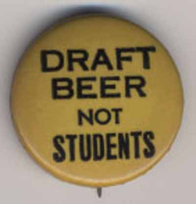 Draft Beer Not Students