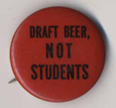 Draft Beer, Not Students