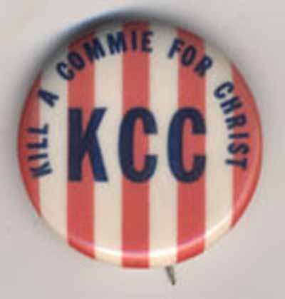 KCC  Kill a Commie for Christ