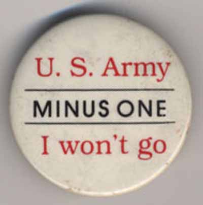 US Army Minus One…I Won’t Go