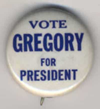 Vote Gregory for President