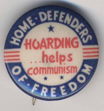 Home Defenders of Freedom  Hoarding…Helps Communism
