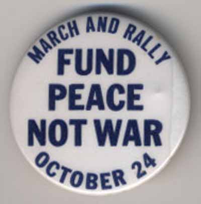 Fund Peace Not War March and Rally October 24