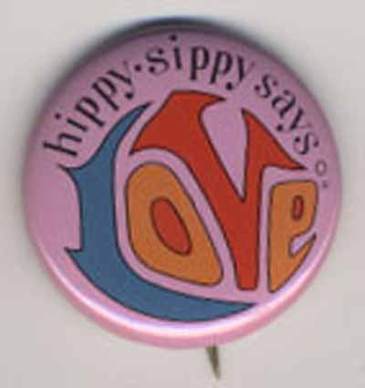 hippy sippy says Love
