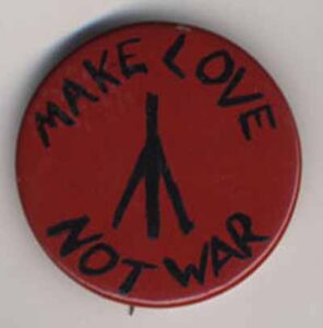 Make Love Not War_red and black