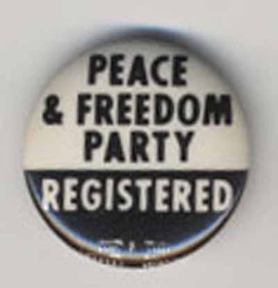 Peace & Freedom Party Registered