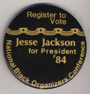 Register to Vote_Jesse Jackson for President 84