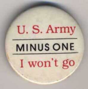 US Army Minus One_I Won't Go